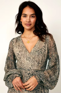 Nouvelle Robe Longue Décontractée d'Été à Col en V Imprimée Florale pour Femme, Taille Haute, Vêtements de Mode Féminine, Vente en Gros - Product Image 2