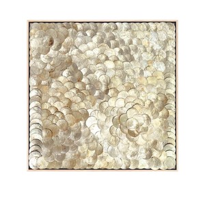 Cuadro de pared de concha de nácar pintada a mano, exquisita decoración artística para interiores de casas de lujo, venta al por mayor. - Product Image 4
