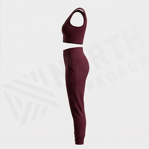 Womens Workout Two Piece Yoga Bra High Waist Stretchy Pants <b>Seamless</b> <b>Leggings</b> Sports Set Ladies Apparel Customized Color - Product Image 3