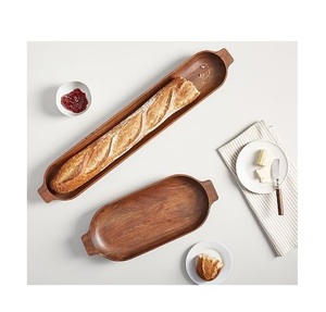 ถาดไม้ทำมือสำหรับเสิร์ฟชีส ขนมปัง ของว่าง และตกแต่งโต๊ะอย่างมีสไตล์สำหรับงานสังสรรค์ - Product Image 1