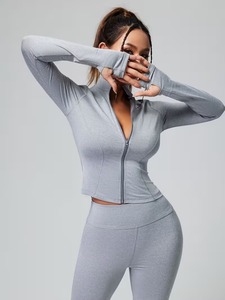 Seamless Compression Performance Set 2 Piece Plain <b>Workout</b> Bra and High Rise Supportive Yoga Tights Ladies Fitness Outfit - Product Image 5