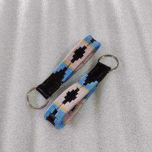 Wholesale Luxury Colorful Keychain Genuine Leather Personalized Keyring Custom Logo Car <b>Key</b> Holder Accessories - Product Image 2
