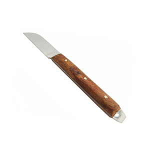 Cuchillo de cera para laboratorio dental de 17.5 cm con mango de madera y hoja de acero inoxidable, herramienta manual para mezclar, modelar y tallar. - Product Image 3