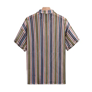Tricots d'été à manches courtes pour hommes en gros d'usine pour polo Logo personnalisé ODM 100% coton motif solide - Product Image 2
