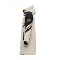 Parkas longs d'hiver décontractés à capuche en textile grande taille pour l'extérieur – Vêtements chauds en gros, fournisseur personnalisé en vrac