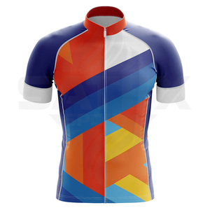 Maillot de cyclisme personnalisé avec logo pour hommes, ensembles d'uniformes de vélo en gros, maillots de vélo OEM, vêtements de cyclisme haut de gamme - Product Image 1