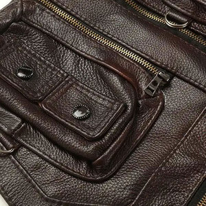 Produits tendances du moment, veste en cuir de couleur personnalisée, nouveau modèle, design personnalisé, logo, veste en cuir respirante - Product Image 6