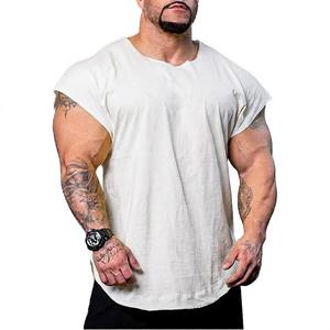 Camisetas de Gimnasio para Hombre, Transpirables, Talla Personalizada, Ecológicas, de Secado Rápido, Antiarrugas, 100% Algodón Jersey, Corte Regular, Logotipo Personalizado - Product Image 2