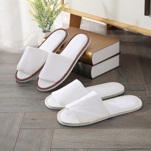 Pantuflas de Hotel de Lujo en Velour, Pantuflas de <span class=keywords><strong>Spa</strong></span> de Punta Cerrada de Primera Calidad para Resorts de Cinco Estrellas, Suaves y Cómodas - Product Image 2