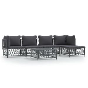 Set Lounge da Giardino Antracite - Product Image 2