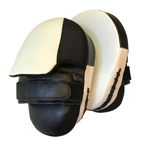 Mitaines de frappe professionnelles en cuir PU durable avec sangle auto-agrippante pour l'entraînement de Kick Boxing et MMA - Protection contre les coups de poing - Product Image 1
