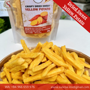 Pommes de terre jaunes séchées croustillantes, transformées par procédé FD, en tranches, collation saine en vrac WA +84 927 257 939 - Product Image 1