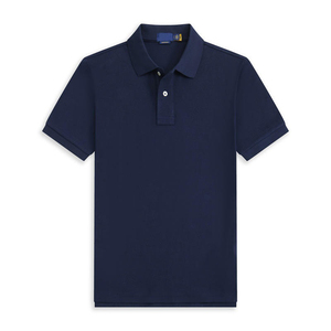 Chemises pour hommes sur mesure en jersey de coton à manches courtes, marque privée, respirantes, décontractées, pour le golf, uniformes d'entreprise, vente en gros - Product Image 2