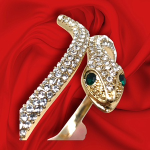 Gold Plated Cuff <b>Bracelet</b> With <b>Crystal</b> Rhinestones Channel Setting Women Luxury Jewelry Everyday Wear - Product Image 2