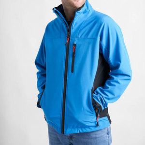 Veste en polaire rouge pour homme, col zippé, respirante, décontractée, pour l'automne, coupe classique, en polyester - Product Image 1