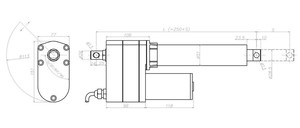 Motore per sedia a rotelle Motion <span class=keywords><strong>Tech</strong></span> 450W serie EC, sistema di sollevamento elettrico per barca con tergicristallo. - Product Image 5