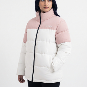 Women's Winter Puffer Jacket Stand Collar Lightweight Warm Windproof <b>Zipper</b> <b>Coat</b> Wholesale - Product Image 3