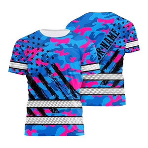 Vêtements de sécurité pour hommes et femmes, vêtements à manches courtes à séchage rapide, t-shirts de sécurité respirants et absorbant l'humidité - Product Image 1