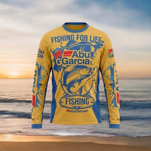 Chemise de pêche personnalisée, maillot sublimé professionnel, uniforme d'équipe de pêche à séchage rapide, chemise de performance unisexe OEM, UPF 50, motif animal - Product Image 6