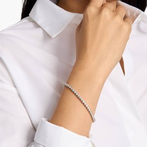 Elegante Pulsera de Cadena con Diamantes Moissanite para Mujer, Plata de Ley 925, Joyería de Moda Hip Hop, Regalo - Product Image 4