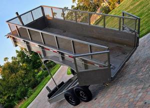 16ft Heavy Duty Low Profile Diamond-C Telescopic Dump <b>Trailer</b> with Bearing for <b>Farm</b> Use High Productivity - Product Image 4