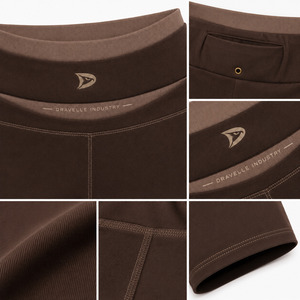 Shorts Deportivos de Cintura Alta para Mujer, Color Sólido, Transpirables, Tejidos en Spandex y Poliéster, Cintura Elástica, Corte Regular, con Logotipo - Product Image 5