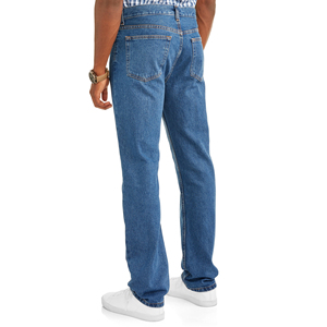Jeans de mezclilla de pierna ancha de alta calidad para hombre, estilo hip hop, con estampado personalizado, desgastados, vintage, corte recto, tipo cargo. - Product Image 6