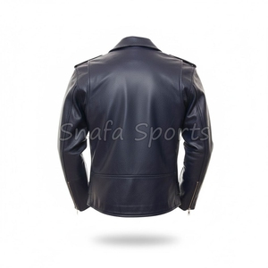 Men's Casual Fashion <b>Jacket</b> Winter Leather <b>Jacket</b> for Mens OEM Services Custom Logo Full Zipper Leather <b>Jacket</b> - Product Image 2