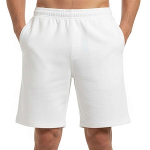 Shorts de survêtement vintage en coton French Terry pour hommes avec cordon de serrage, logo imprimé en relief, respirants, style streetwear personnalisé - Product Image 2