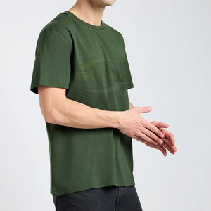 Camiseta de Verano para Hombre, Ligera, Transpirable, de Poliéster/Algodón, Cuello Redondo, Estilo Casual, Ecológica, para Viajes al Aire Libre - Product Image 2