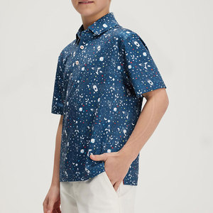 Camisetas de polo de golf para jóvenes deportistas OEM ODM, diseñadas con material elástico en cuatro direcciones y moda deportiva moderna. - Product Image 1