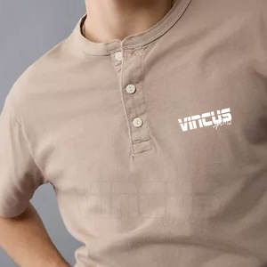 Chemises Henley pour hommes légères et durables, séchage rapide, respirantes, confortables, écologiques, 100% coton - Product Image 5