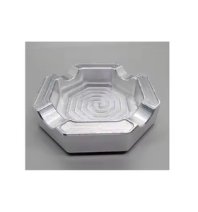 Cendrier en métal tendance avec couvercle, fait main, forme et taille personnalisées, pour cigarettes, fabriqué en Inde - Product Image 1