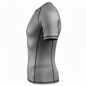 Camiseta de compresión sublimada personalizada para entrenamiento de MMA, BJJ, Jiu Jitsu No-Gi, para hombres, mujeres y niños, duradera, para natación, al por mayor. - Product Image 6