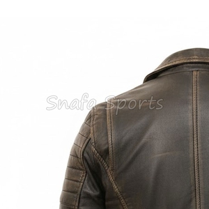 Best Price Men's Premium Genuine Leather Windproof Waterproof <b>Jacket</b> Plain for Winter in All Sizes For Sale - Product Image 6