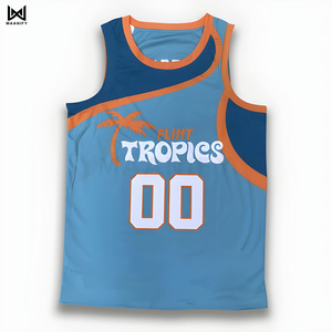 เสื้อบาสเก็ตบอลแบบสั่งทำ OEM แบบกลับด้านได้ พิมพ์ลายสองด้าน ระบายอากาศได้ดี ดีไซน์ย้อนยุค ตัวอักษรด้านหน้า แบบไม่มีแขน - Product Image 6