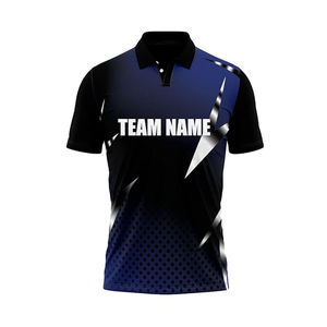 Maillot de cricket personnalisé en couleur et taille, polo pour garçons, service OEM, logo personnalisé, vente en gros, nouveau design, sublimation, 100% polyester - Product Image 1