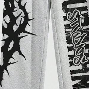 Conjunto de Sudadera con Capucha y Pantalones Deportivos Personalizados al por Mayor para Hombre, de Invierno, Gruesos, 100% Algodón, Tallas Grandes, con Estampado Urbano - Product Image 5