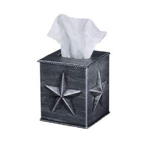 Caja de pañuelos de Metal de primera calidad, caja de servilletas hecha a mano chapada en níquel, clásica, sencilla, lujosa, cubierta de caja de pañuelos - Product Image 5