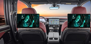 Fabbrica di produzione di Taxi lettore di pubblicità Video Touch <span class=keywords><strong>Screen</strong></span> capacitivo <span class=keywords><strong>Display</strong></span> sedile posteriore installazione Monitor per auto - Product Image 3