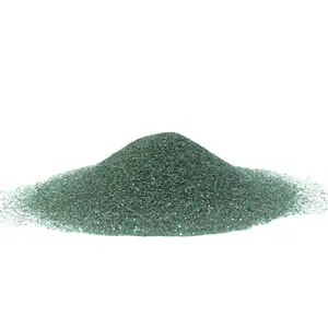 High bulk density strong grinding ability strong cutting ability concentrated 99% SiC Green Silicon Carbide