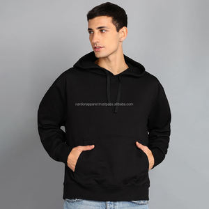 Nardon Apparel, sudaderas con capucha recortadas personalizadas, Jersey teñido liso de gran tamaño para hombre, sudaderas con capucha lisas de algodón pesado para hombre - Product Image 4