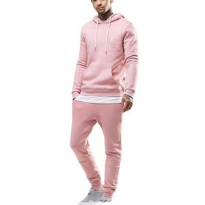 Blank Clothing Plus Size Men Tracksuit Set Custom Gym Training Wear <b>Hoodie</b> and Jogger Tracksuit for Men Training Jogging Wear - Product Image 1