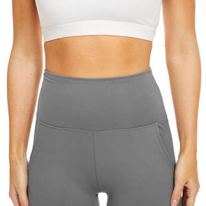 Leggings Deportivos de Cintura Alta con Spandex, Transpirables, con Bolsillos, Logotipo Personalizado, Capri, Ajustados, Sexys, para Yoga, Venta al Por Mayor - Product Image 4