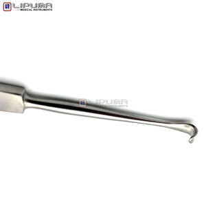 Retracteur manuel chirurgical en acier inoxydable de qualité supérieure, 4 mm de largeur x 20 cm, pour instruments vasculaires, crochet de selle pour nerfs/veines - Product Image 3