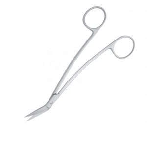 Tijeras quirúrgicas Iris Tijeras de disección fina curvada de 4,5 pulgadas Acero inoxidable - Product Image 5