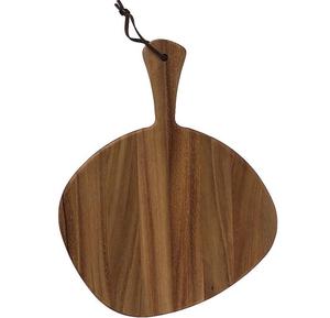 Planche à découper en bois d'acacia naturel de qualité supérieure, plateau à charcuterie, plateau à fromage avec poignée - Product Image 1