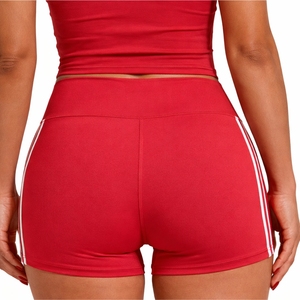 Conjunto Deportivo para Mujer, Top Corto y Pantalones Cortos, Ropa Deportiva, Diseño Sólido, Secado Rápido, Transpirable, Ligero y Cómodo, Conjunto de 2 Piezas - Product Image 5