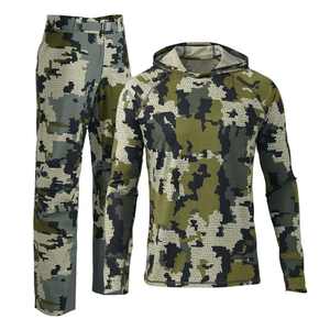 Ensemble de vêtements de chasse camouflage de haute qualité, coupe-vent imperméable, sweat-shirt et veste pour hommes. - Product Image 1