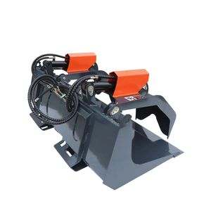 Benna a grappolo con fondo solido per skid steer da 72 pollici, bracci a doppio cilindro, capacità 3000 libbre, 30-70 HP per escavatore da 2 tonnellate TMG GB72 - Product Image 4